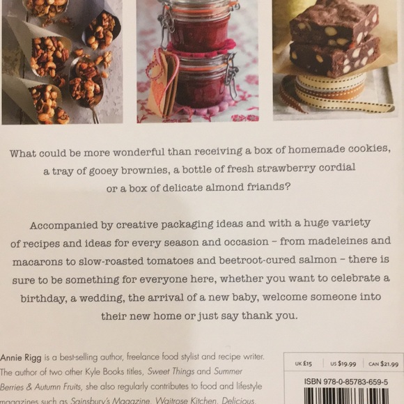 Gifts From The Kitchen Book By Annie Rigg, 176pages 100 kitchen gift recips NWT - Picture 5 of 16